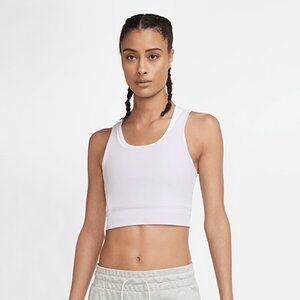 Nike Yoga Luxe Women's Infinalon Crop Top Size S (4–6) Light Pink